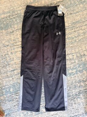 Under Armour Kids' Black Performance Track Pants (NWT)